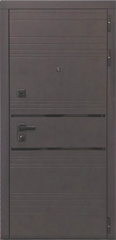 Входная дверь ДвериПРО L-43 ФЛЗ-649 капучино (зеркало) DPRO196794 внешняя сторона