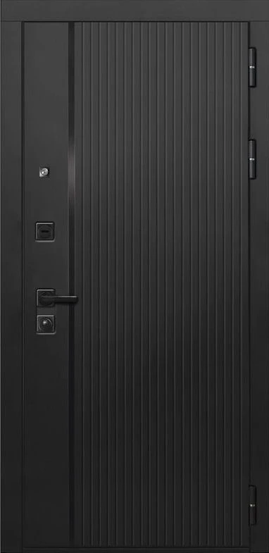 Входная дверь ДвериПРО L-45 ФЛ-259 (10мм, дуб с пилением) DPRO197948 внешняя сторона