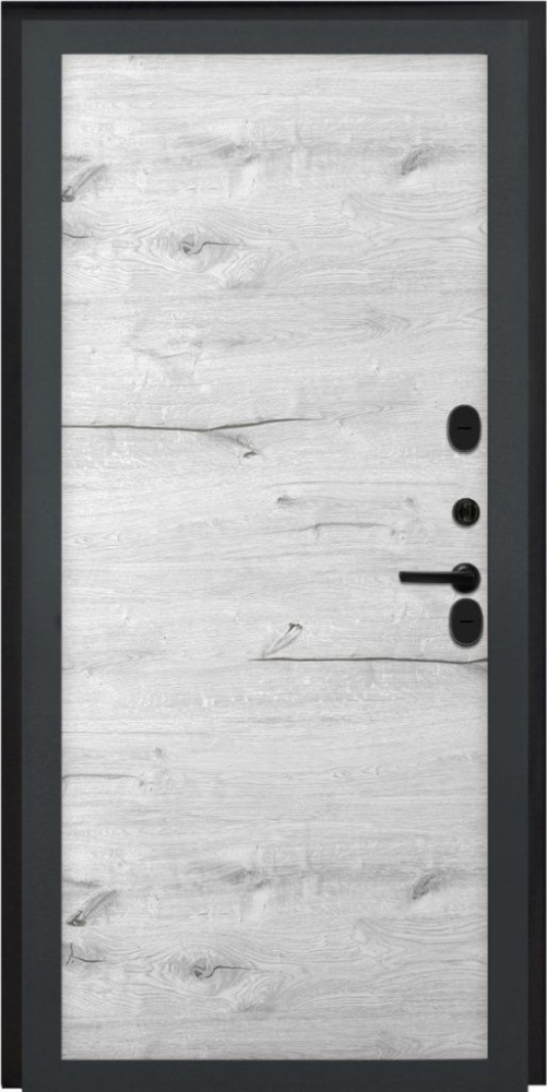 Входная дверь ДвериПРО L-45 Без фрезеровки Дуб арктик горизонт DPRO196708 внутренняя сторона