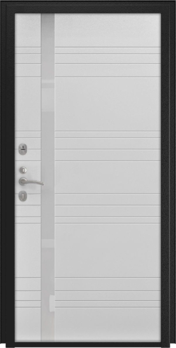 Входная дверь L Термо A-1 (16мм, белая эмаль) внутренняя сторона